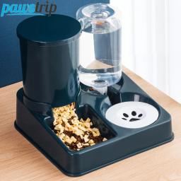 Alimentador automático para animais de estimação com grande capacidade, Dispensador de água para cães pequenos e gatos, Armazenamento de alimentos - Image 1