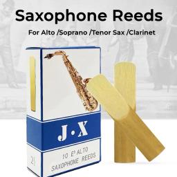 Saxofone Reeds para Sax, Sax, Alto, Soprano, Tenor, Saxofone, Clarinete, Peças Instrumento de Sopro, Acessórios, Vendas Hot, 10 PCs - Image 5