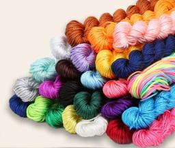 Poliéster trançado fios cabos para fazer ornamentos, artesanato DIY, materiais de costura, acessórios de vestuário, 14-28Yards, Lot, 1mm, 1.5mm - Image 5