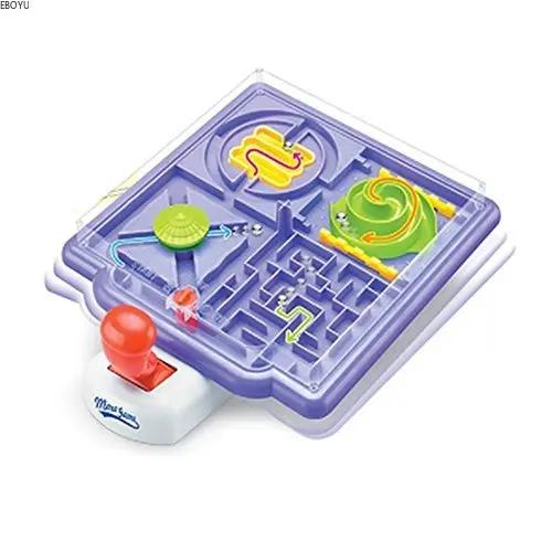 EBOYU Maze Puzzle Game 3D: Labirinto de Mármore Portátil com Corridas Temporizadas - Presente Ideal para Aniversários e Feriados 4 em 1