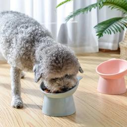 Criada anti-vômito Pet Food Bowls, Pet Food Bowl para gatos de face plana, proteger Pet's Spine, lava-louças, 1pc - Image 3