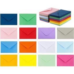 ADWE 10 peças papel kraft cores doces, envelopes branco, cores sortidas para convites, aniversário, formatura, chá - Image 1