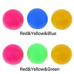 3 pçs pvc multicolorido prática exercício sorteio esporte jogo bolas de praia tênis de mesa cricket formação - Image 5