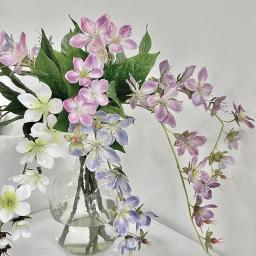 Impressão 3D Artificial Jasmine Fake Flores, Arranjo De Flores De Vaso, Ornamento De Paisagem, Decoração De Casa, Pesca - Image 4