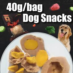 Alimentação Saudável para Animais de Estimação, Petiscos para Cães, Ovo Vitalidade, Dentes Limpos, Recompensa de Treino, Teddy, Golden Retriever, 40g - Image 2