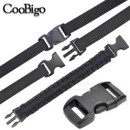 10 pçs mini fivela de liberação lateral rápida curvada para diy paracord pulseira pet colar acessórios costura plástico preto webbing 10mm - Image 5