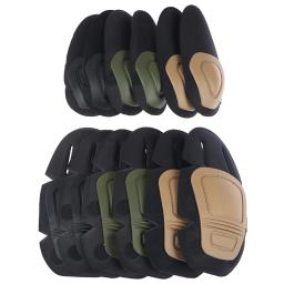 Sapo Tático Terno Joelheiras e Cotovelo Suporte Joelheira, Fitness Sports Brace Protector - Image 1