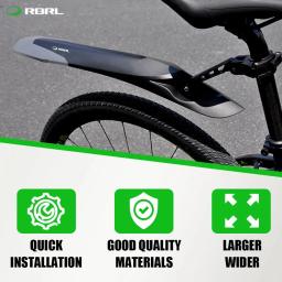 RBRL-Paralama de Bicicleta de Montanha Ajustável, MTB Fender, Liberação Rápida, Acessórios Protetor, Patente, Novo, 24-29, 2022 - Image 4
