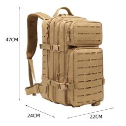 Mochila Tática Molle Assault, Multifuncional, Esportes ao Ar Livre, Escalada, Caminhada, Caça, Sacos 3P, Novo - Image 4