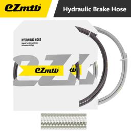 Mangueira de aço inoxidável para freio hidráulico ezmtb, para shimano magura sram avid hope, tubos de óleo kevlar de 4 camadas, cabo de freio de bicicleta - Image 1