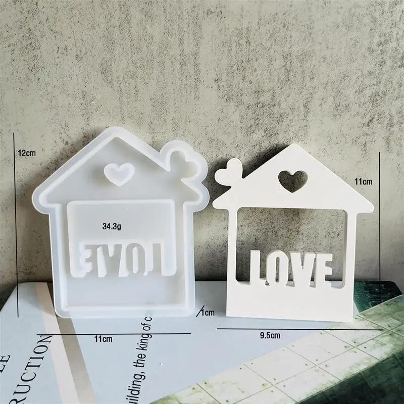 Moldes De Silicone Para Decoração De Casa, Molde De Resina, Fundição, Molde De Aromaterapia, Gesso E Concreto, Lista Do Amor, Decora - Image 1