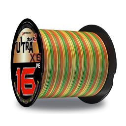 Nova linha de pesca trançada ultra ygk X-BRAID atualização nova cor multifilamento x16 pe linha feita no japão 300m/500m fio de pesca - Image 1