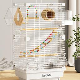 Netsafe™Dedicado Bird Villa Cage, Aviários de Metal, Household - Image 4