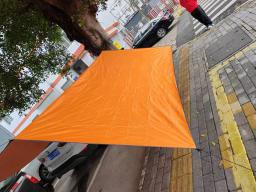 Lona de acampamento ao ar livre toldo à prova dwaterproof água tenda leve abrigo lona tela mpermeable toldos exteriores praia pára-sol - Image 2