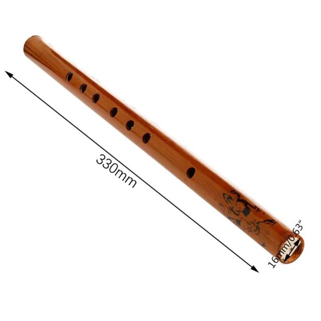 Flauta de Bambu Dizi para Iniciantes - Instrumento de Sopro Profissional em Várias Tonalidades