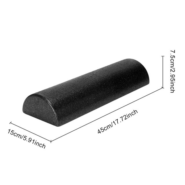 Rolo de Massagem e Yoga EPP Semicircular 45cm