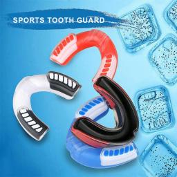 Protetor de dentes infantil Mouthguard, Protetor bucal, Cinta de dentes, Basquete, Rúgbi, Boxe, Bucal, Esporte - Image 6