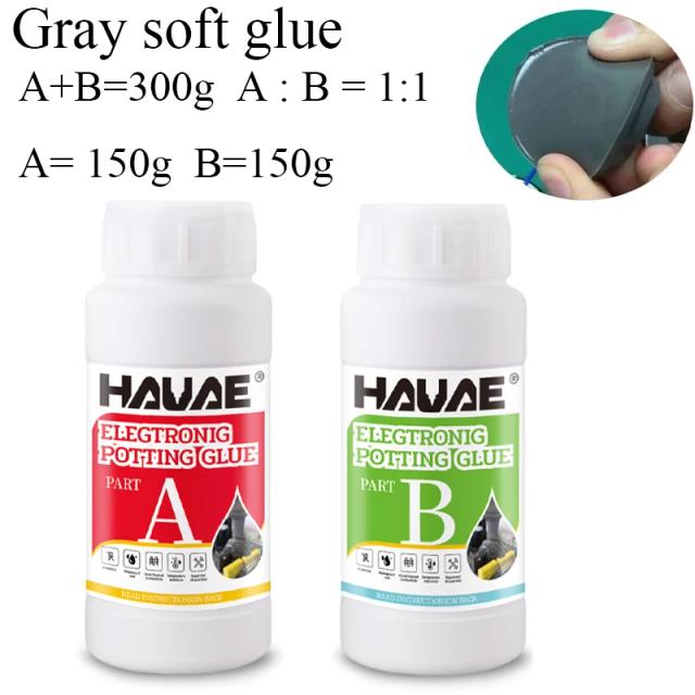 Adesivo de Resina Epóxi à Prova d'Água com Alta Dureza e Silicone Macio para Placas de Circuito e Selagem Eficiente