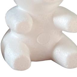 Poliestireno Isopor Urso, Molde de urso branco para casamento, Dia dos Namorados, Decoração para casa - Image 5