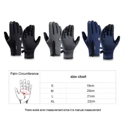 Xiaomi-Luvas térmicas de inverno para homens e mulheres, impermeáveis, à prova de vento, ao ar livre, esportes, quente, ciclismo, dedo inteiro, tela sensível ao toque - Image 6