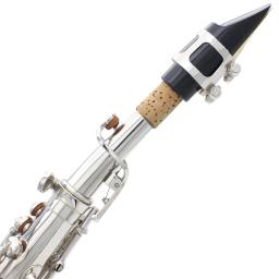 SLADE-Saxofone Soprano Profissional com Estojo, Corpo De Latão Bb, Sax Reto, Instrumento De Lã, Reeds Peças e Acessórios - Image 5