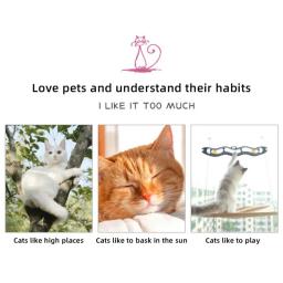 Camas Suspensas Respiráveis para Animais de Estimação, Suprimentos Bonitos, Hammock Cozy, Shelf Seat Bed, Sem Cheiro, Resistente à Mordida - Image 3