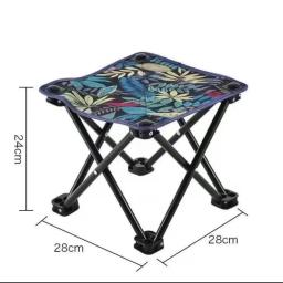 Fezes ao ar livre dobrável com saco de transporte, cadeira reutilizável, apoio para os pés para Festival, caminhadas, pesca, piquenique, viajando - Image 6