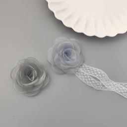 Meninas da dama de honra pulso flores pérola fita rosa pulseira para casamento baile de formatura festa noiva para ser dama de honra presente acessórios de casamento - Image 6