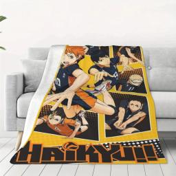 Volleyball Team Blanket - Vibrant and Energetic Design, Perfect for Any Room, Soft and Warm, Ideal Gift for Anime Fans - Image 2