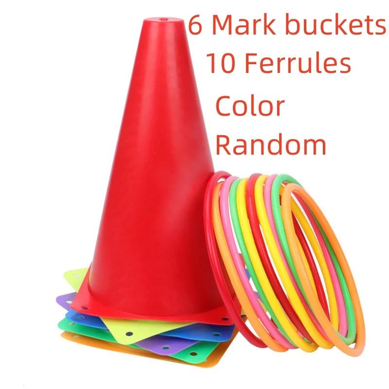 Estádio Marcação Agilidade Futebol Toy Training, Balde De Sinal, Cone De Tráfego, Marcador De Treinamento De Futebol, Cones De Obstáculo, Fabricante, 6Pcs - Image 1