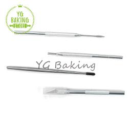 4 estilos 7 pinos/faca de escultura/agulha de aço inoxidável argila polímero diy bolo escultura ferramenta ferramentas decoração do bolo suprimentos cozinha - Image 3