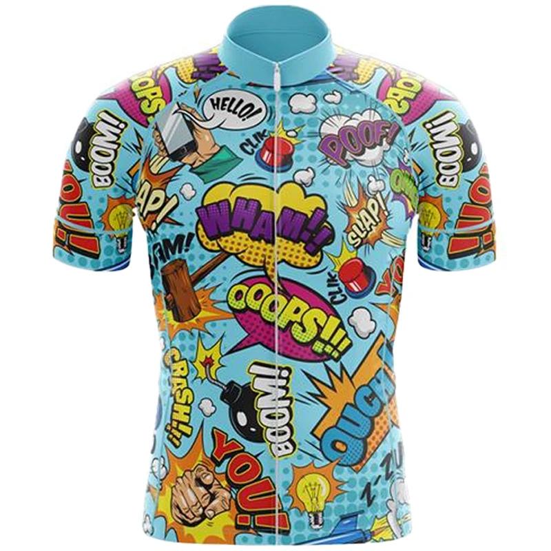 Conjunto de roupas masculinas de ciclismo, camisa de mountain bike, uniforme MTB, roupas de ciclismo, calções de estrada, verão, 2024 - Image 1