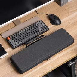 Estojo rígido Geekria compatível com Keychron K6, combinação de teclados e mouse Nuphy Halo65, bolsa de viagem para teclado de 68 teclas - Image 6