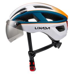 LIXADA-Mountain Bike capacete com destacáveis óculos magnéticos, ciclismo capacetes, luz traseira, equipamento de ciclismo ao ar livre - Image 1