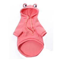 Moletons de sapo para cães e gatos pequenos, roupas macias e aconchegantes, fantasia de cachorro, buldogue francês, moletons chihuahua, outono - Image 2