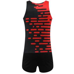 Fato de treino respirável de secagem rápida para homens, colete e shorts, conjuntos de atletismo de maratona, conjuntos de treinamento esportivo regata - Image 4