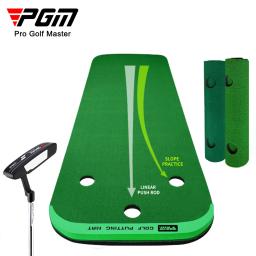 Pgm indoor golf putting verde casa portátil putter de golfe trainer mini esteira prática exercícios verdes cobertor auxiliares treinamento golfe - Image 1