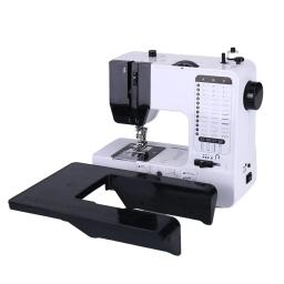 Mini máquina de costura portátil com mesa Pedal, calcador substituível, Overlock Knitting, botão Iniciar, elétrico, prático, 38 pontos - Image 2