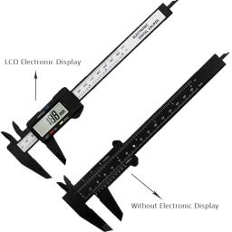 Paquímetro Vernier De Plástico Eletrônico, Ferramenta De Medição, Diâmetro Exterior Interno, Display Digital, Alta Resistência, 150mm - Image 6