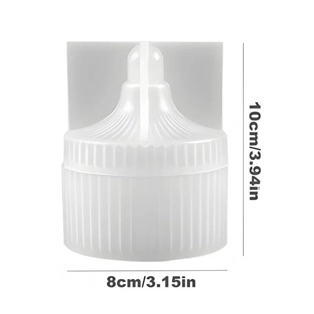 Bandeja Oval de Coração em Silicone para Armazenamento e Criação de Artesanato DIY com Moldes para Flowerpot, Gesso e Vela