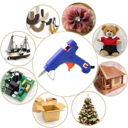 LiTuiLi Hot Melt Pistola de Cola com Saco Mini Household DIY Guns, Thermo Ferramenta de Reparação Elétrica, Uso com 7mm Glue Sticks, 20Pcs - Image 6