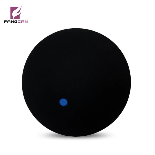 Bola de Squash de Borracha para Iniciantes e Treinamento, Raquete Ponto Vermelho, Azul e Amarelo, Velocidade Rápida, 1 Unidade