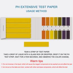 PH Test Strips for Aquarium, Cosmetics Soil Acidity Test Strips, Measuring Tool, 1 a 14 Cosmetics, 80Pcs - Image 3