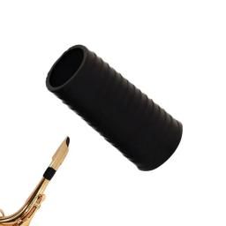 Saxofone pescoço capa de silicone sax curvo pescoço protetor hermético tubo de silicone hermético e seguro saxofone pescoço manga de cortiça - Image 1