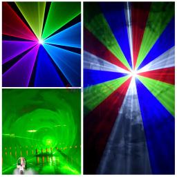 Projetor laser de animação ILDA profissional, DMX512 Beam Stage Lighting, RGB 30Kpps Scanning TTL para a indústria, lâmpada boate, 20W - Image 6