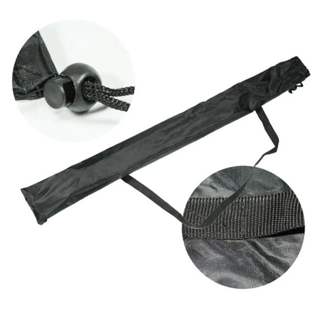 Saco Dobrável Portátil em Nylon para Trekking e Caminhadas com Cordão para Carregar Bastões