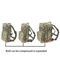Tático 3d flatpack mochila hidratação molle bolsa airsoft engrenagem militar multiuso viagem ombro saco de acampamento - Image 3
