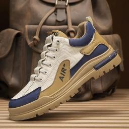 Tênis de corrida respiráveis para homens, tênis esportivo atlético, top alto, confortável, tênis casual macio, alta qualidade - Image 1