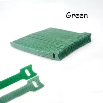 Prendedor de gancho e laço de nylon de 15cm, autoadesivo, pode ser reutilizado, fita de fixação de fivela de anel de gancho em t para fita de gerenciamento de cabos, faça você mesmo - Image 1
