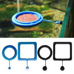 Alimentador De Tanques De Peixes Suprimentos De Alimentação De Peixes Círculo De Flutuabilidade De Plástico Com Ventosa Para Tanques De Peixes Aquário Reduzir O Desperdício De Alimentos De Peixes - Image 1